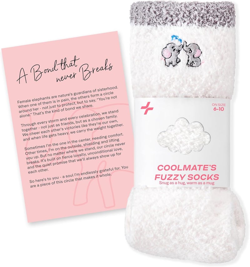 CoolMate Store GLOBAL Fuzzy Socks for Women Valetines Gift Box, Cozy, Soft, Stocking Stuffers, Comfy Cloud-Like Socks for Spa,Home - Image 1